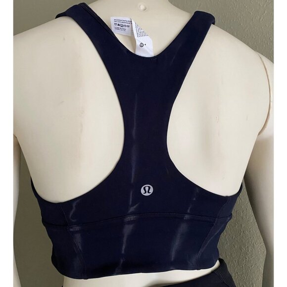size 4 NWT Lululemon Wunder Train Longline Bra Fade *Medium Support, C/D Cup - Picture 3 of 10
